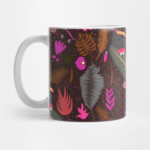 Jungle design, jungle illustration. Bring the rainforest into your home. by Boogosh